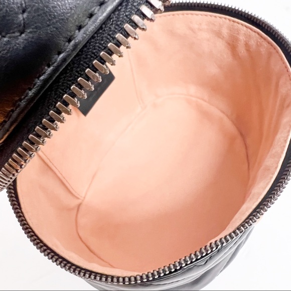 Gucci GG Marmont Mini Matelassé Black Leather Backpack New Authentic - Picture 13 of 16